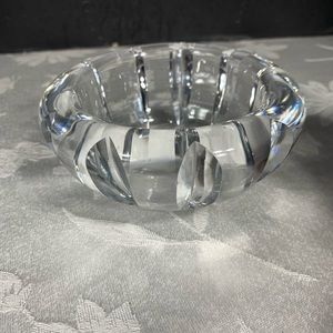 Orrefors Sweden signed Crystal Trinket dish